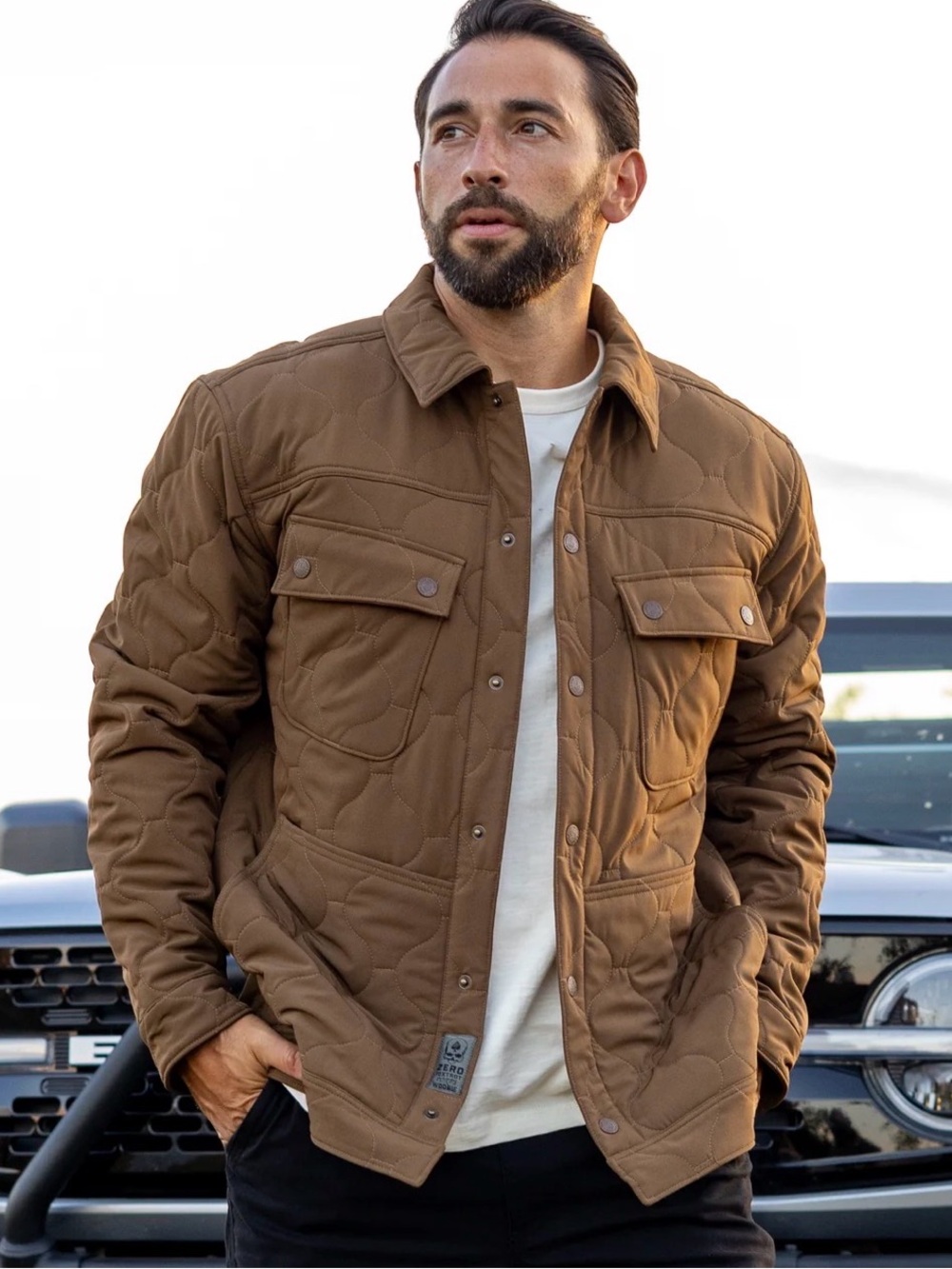 Zero Foxtrot Woobie Corps Jacket Desert Palm size S